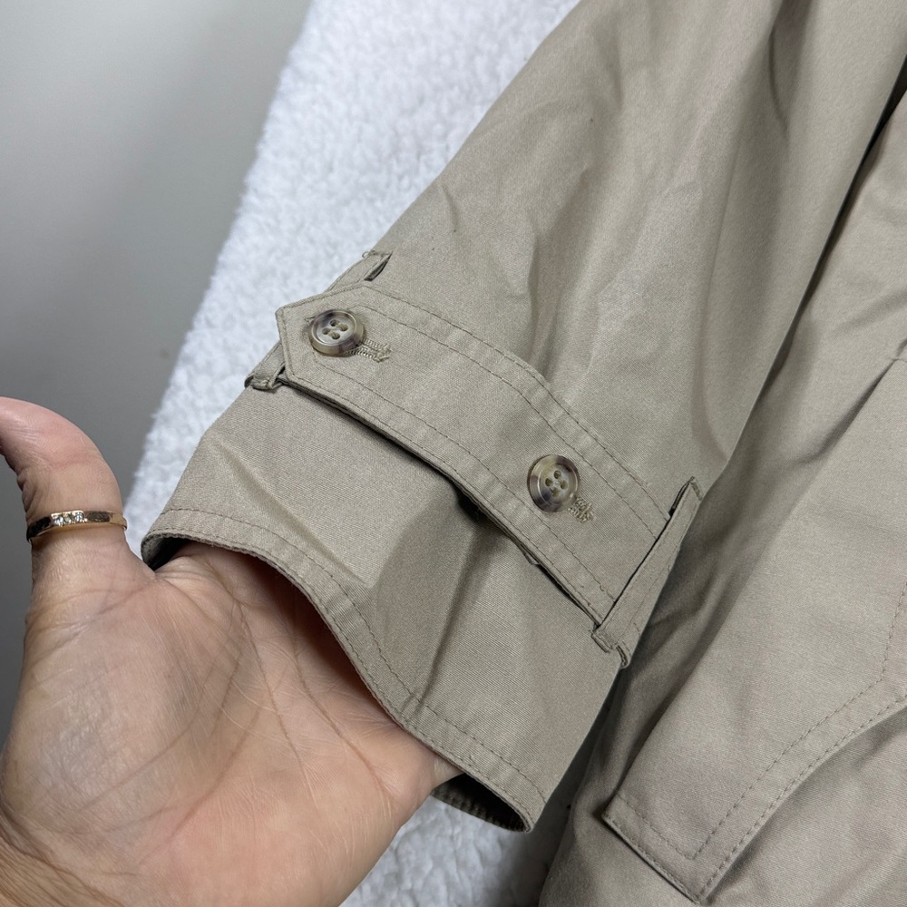 London Fog Beige Trench Coat - Picture 4 of 15